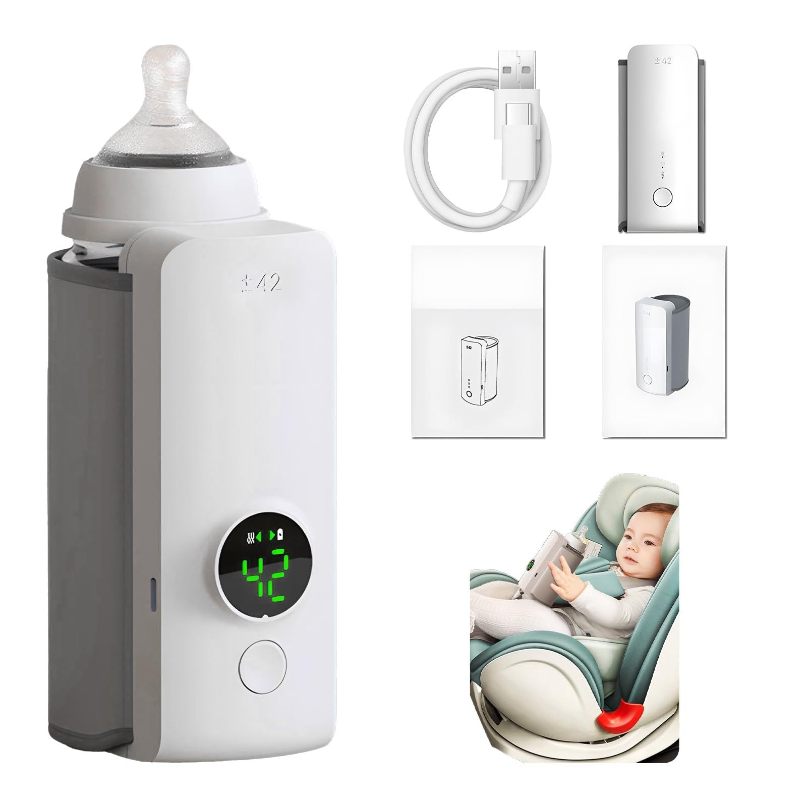 Scaldabiberon Wireless Portatile